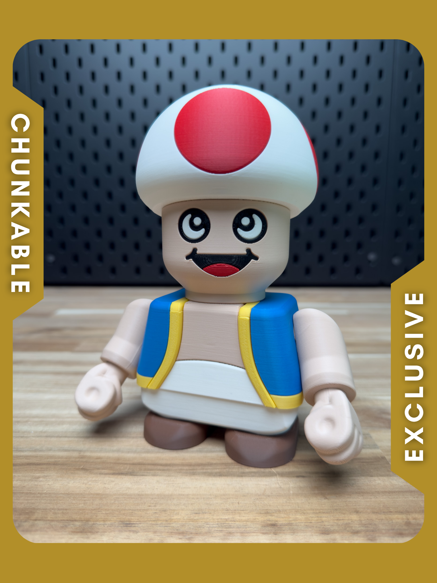 Chunky Princess Peach Kit (No Support, No AMS, No Glue) - 3D